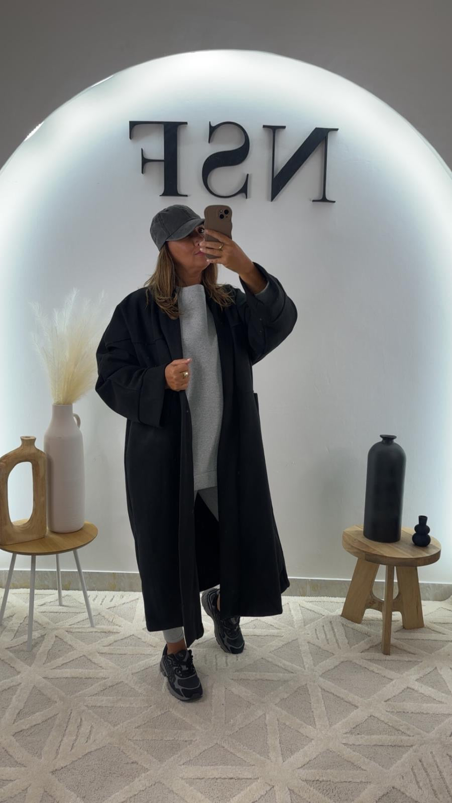 Veste longue CELIA
