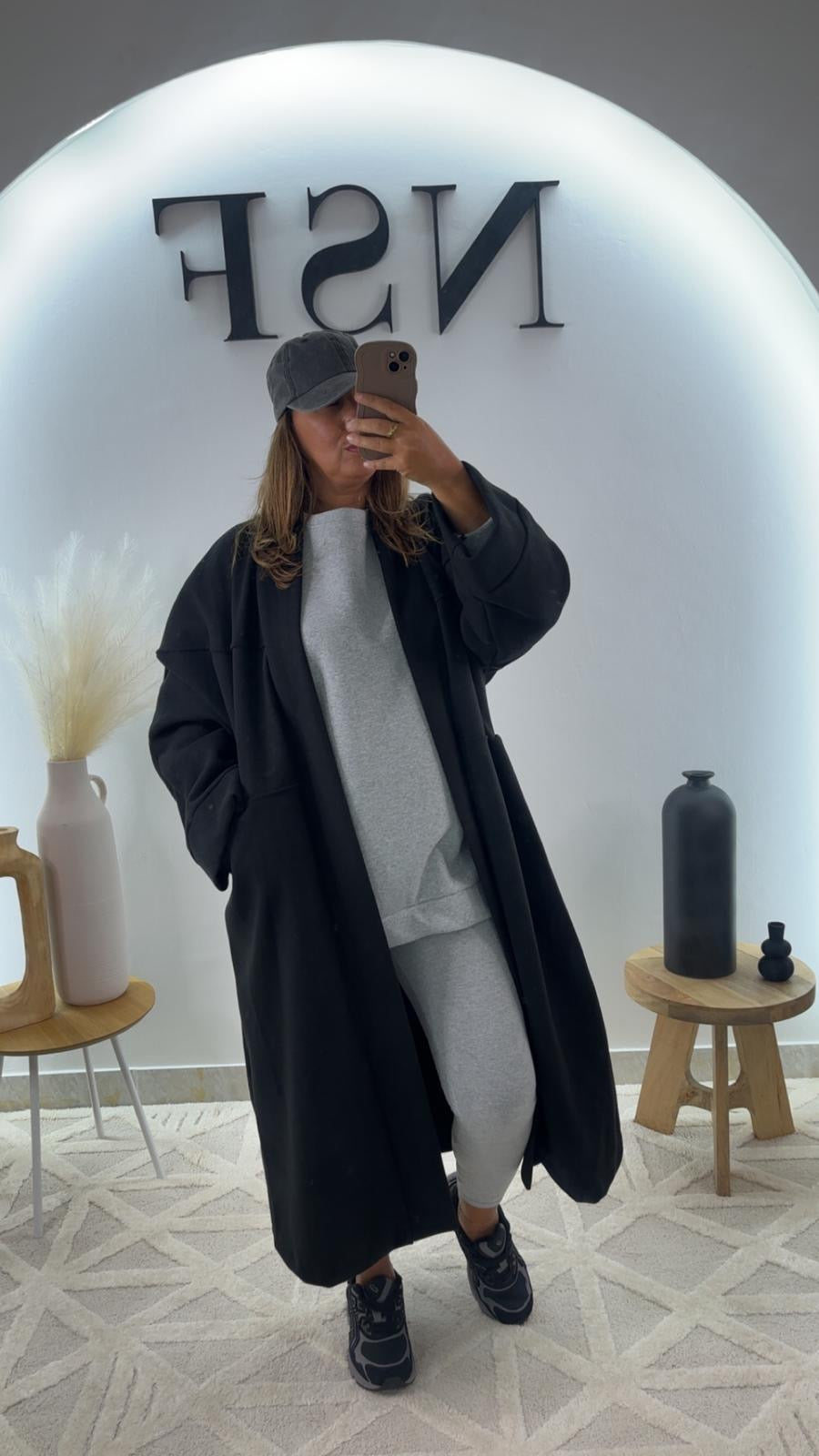 Veste longue CELIA
